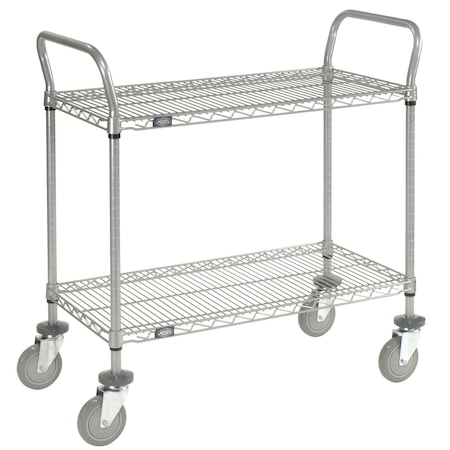 Nexel Steel, 2 Shelves, 48 in L, 24 in W, 42 in H 2448N2EP